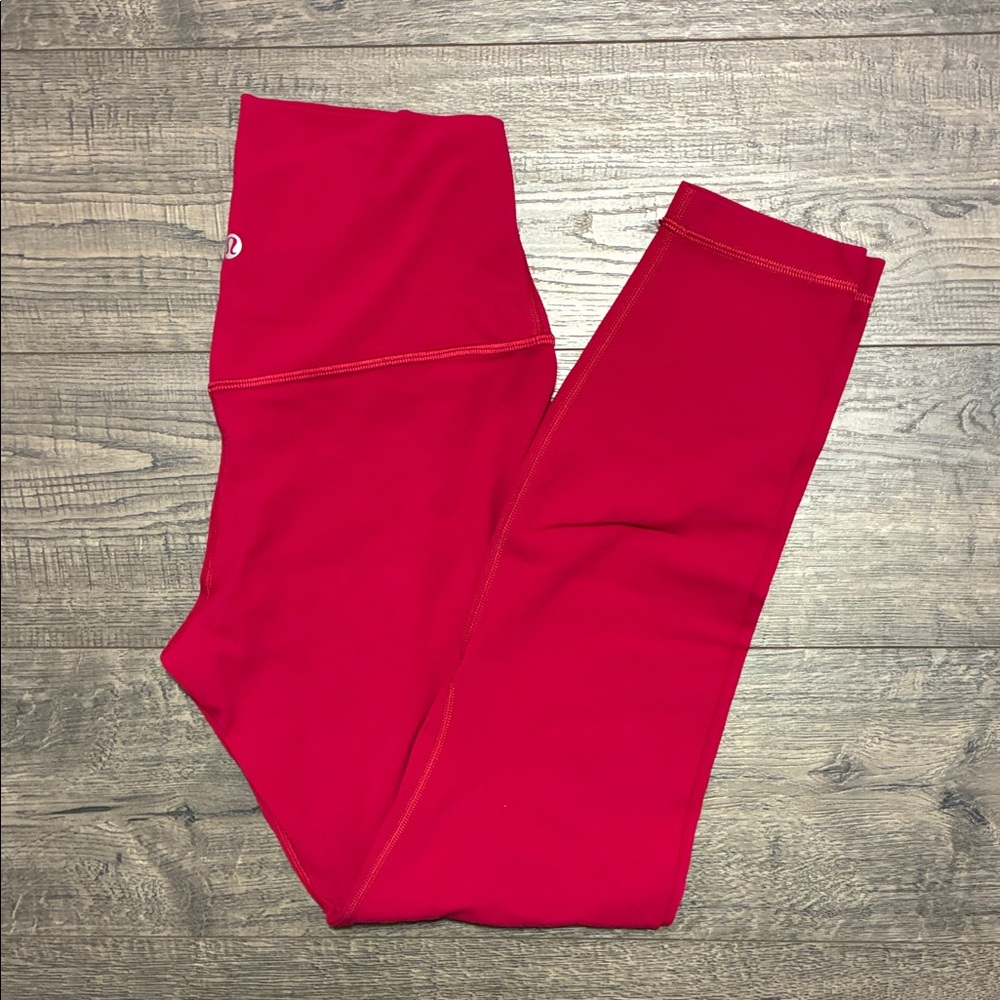 Lululemon Align Leggings 25” - Color: Ruby Red - Size: 6